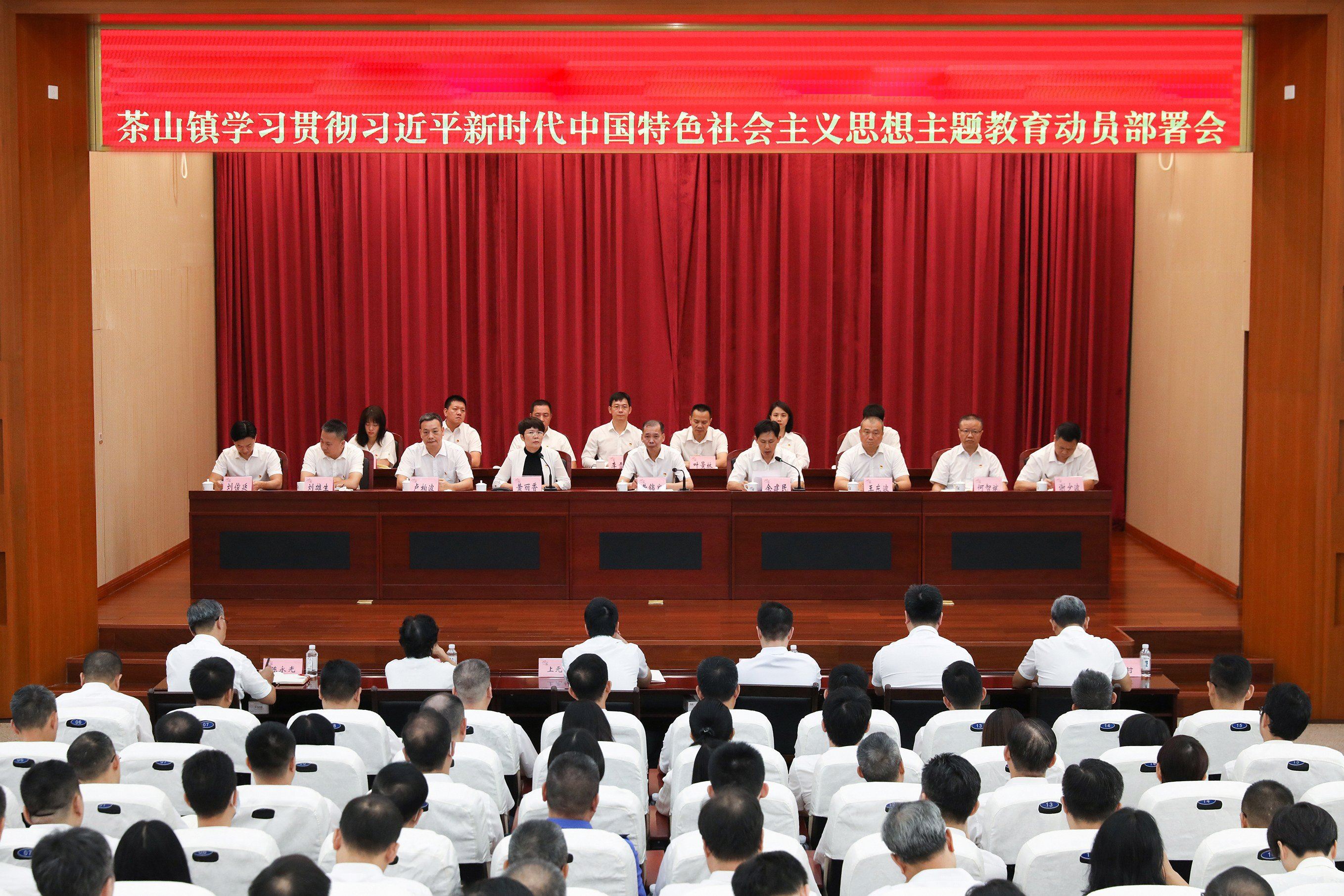 茶山镇学习贯彻习近平新时代中国特色社会主义思想主题教育动员部署会召开